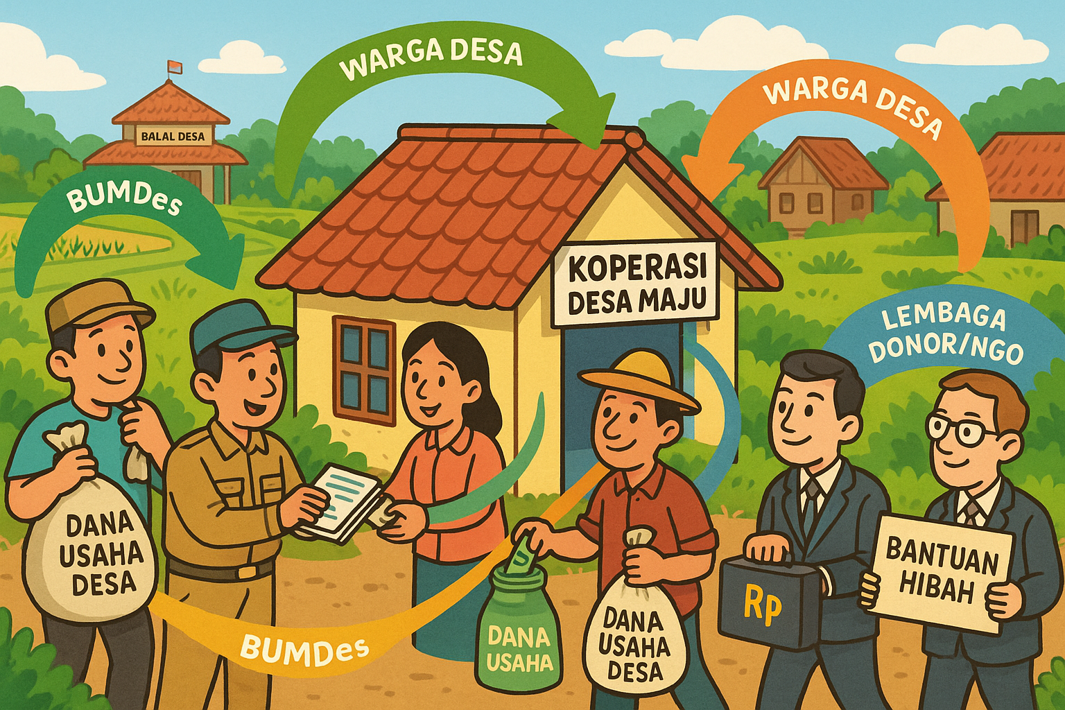 Potensi Pendanaan yang Dapat Dikoordinasikan untuk Pengembangan Koperasi Desa